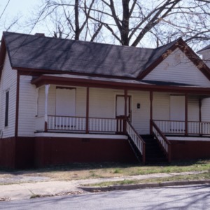 Front view, House, East Durham Historic District, Durham, Durham County, North Carolina