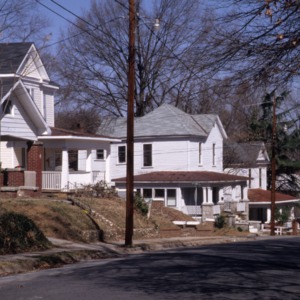 Houses, East Durham Historic District, Durham, Durham County, North Carolina