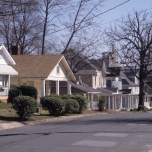 Houses, East Durham Historic District, Durham, Durham County, North Carolina