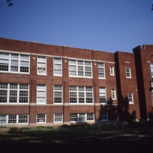 Partial view, Watts Street School, Durham County, North Carolina