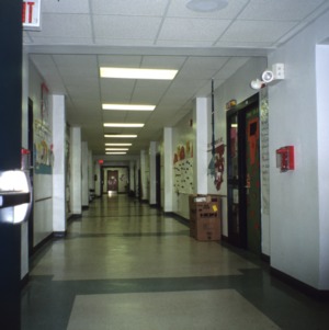 Interior view, Watts Street School, Durham County, North Carolina