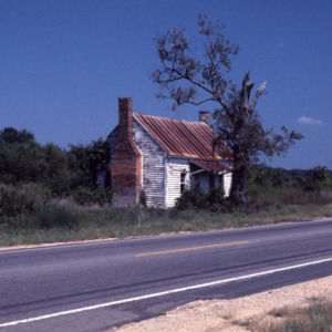 Slave quarters view, Old Town Plantation House, Edgecombe County, North Carolina