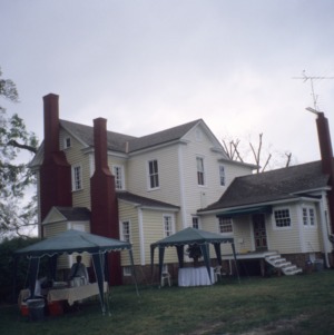 Rear view, Wilkinson-Dozier House, Edgecombe County, North Carolina