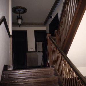Stairs, Winston-Salem Union Station (Davis Garage), Winston-Salem, Forsyth County, North Carolina