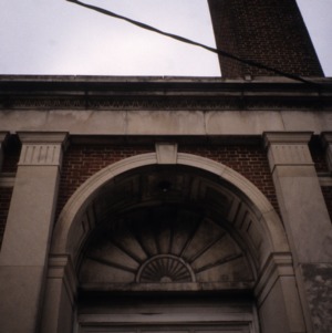 Partial view, Winston-Salem Union Station (Davis Garage), Winston-Salem, Forsyth County, North Carolina