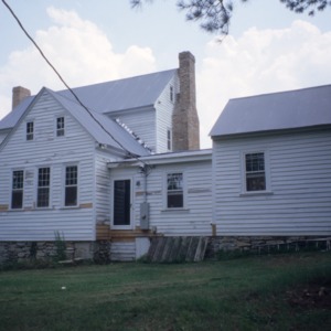 Rear view, William A. Jeffreys House, Franklin County, North Carolina