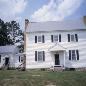 Front view, William A. Jeffreys House, Franklin County, North Carolina