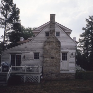 Side view with chimney, Clifton House, Franklin County, North Carolina