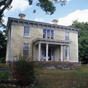 Front view, Dr. Samuel Perry House, Franklin County, North Carolina