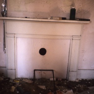 Fireplace, Dr. Samuel Perry House, Franklin County, North Carolina