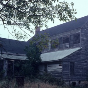 Rear view, Patty Person Taylor House, Franklin County, North Carolina
