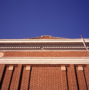 Exterior detail, Central School, Gastonia, Gaston County, North Carolina