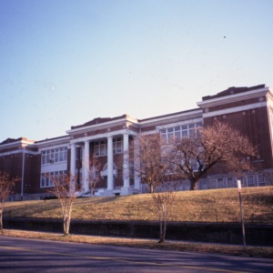 Front view, Central School, Gastonia, Gaston County, North Carolina