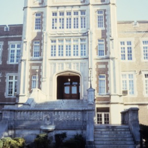 Front view, Former Gastonia High School, Gastonia, Gaston County, North Carolina