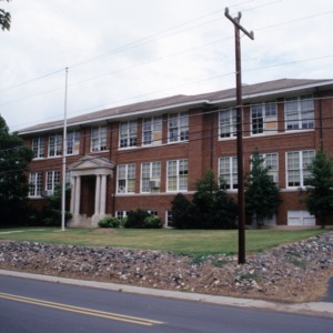 Front view, Mayworth School, Cramerton, Gaston County, North Carolina