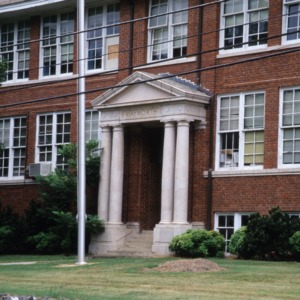 Partial view, Mayworth School, Cramerton, Gaston County, North Carolina