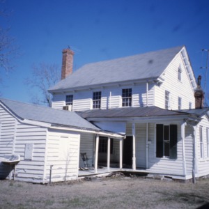 Rear view, Eure-Roberts House, Gatesville, Gates County, North Carolina