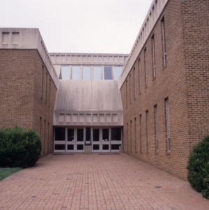 Mossman Building view, University of North Carolina at Greensboro, Greensboro, Guilford County, North Carolina