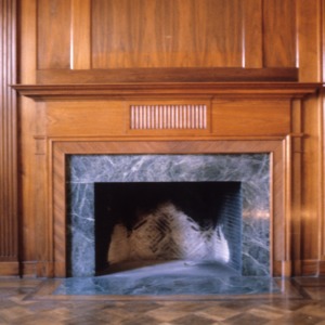 Fireplace, Latham-Baker House, Greensboro, Guilford County, North Carolina