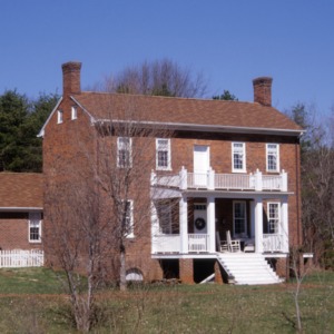 Front view, Low House, Guilford County, North Carolina