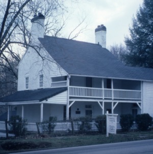 Front view, Mendenhall Plantation House, Jamestown, Guilford County, North Carolina
