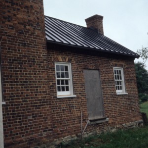 Partial view, Charles Benbow House, Oak Ridge, Guilford County, North Carolina