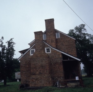 Side view, Charles Benbow House, Oak Ridge, Guilford County, North Carolina