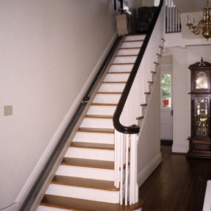 Stairs, Dr. Charles S. Grayson House, High Point, Guilford County, North Carolina
