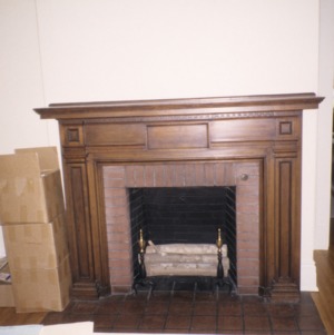 Fireplace, Dr. Charles S. Grayson House, High Point, Guilford County, North Carolina