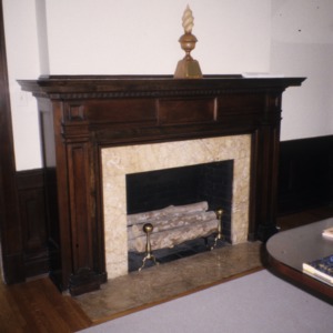 Fireplace, Dr. Charles S. Grayson House, High Point, Guilford County, North Carolina