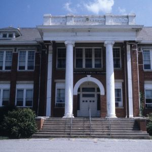 Front view, Jamestown Public School, Jamestown, Guilford County, North Carolina