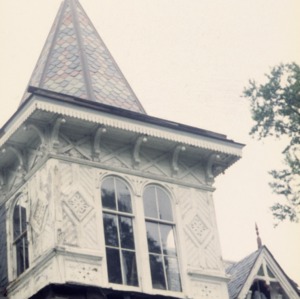 Tower view, Hoffman-Bowers-Josey-Riddick House, Scotland Neck, Halifax County, North Carolina