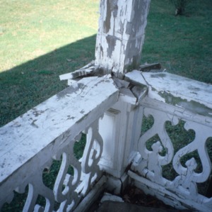 Porch detail, Hoffman-Bowers-Josey-Riddick House, Scotland Neck, Halifax County, North Carolina