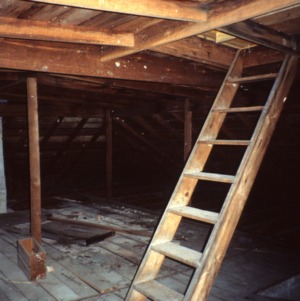 Interior view, David A. Barnes House, Murfreesboro, Hertford County, North Carolina