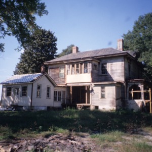 Rear view, David A. Barnes House, Murfreesboro, Hertford County, North Carolina