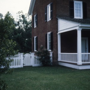 Partial view, John Wheeler House, Murfreesboro, Hertford County, North Carolina