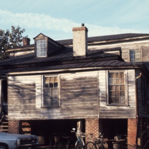 Rear view, Myrick-Yeates-Vaughn House, Murfreesboro, Hertford County, North Carolina