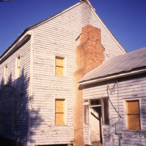 Side view, George Houston House (Walls-Houston House), Iredell County, North Carolina