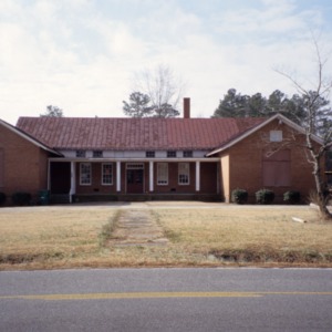 Front view, Princeton Graded School, Princeton, Johnston County, North Carolina