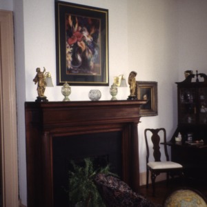 Interior view with fireplace, B. F. Canaday House, Kinston, Lenoir County, North Carolina