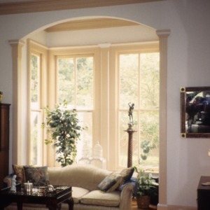 Interior view with bay window, B. F. Canaday House, Kinston, Lenoir County, North Carolina