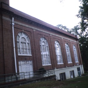 Partial view, Grainger High School, Kinston, Lenoir County, North Carolina