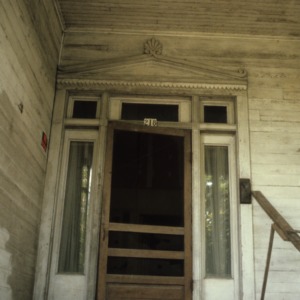 Doorway, Caldwell-Cobb-Love House, Lincolnton, Lincoln County, North Carolina
