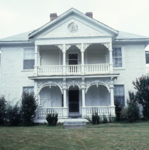 Front view, Jefferson J. White Jr. House, Madison County, North Carolina