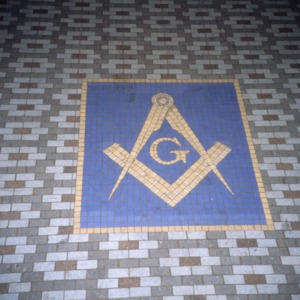 Interior detail, Masonic Temple, Rocky Mount, North Carolina