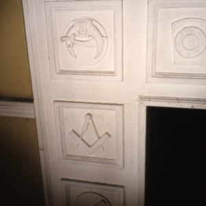 Interior detail, Masonic Temple, Rocky Mount, North Carolina