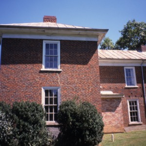 Partial view, Greene-Sharpe House, Bakersville, Mitchell County, North Carolina