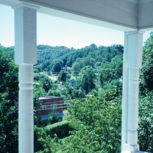 View from porch, Gudger House, Bakersville, Mitchell County, North Carolina