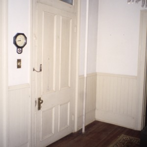 Interior view with door, Nash-Hooper-Graham House, Hillsborough, Orange County, North Carolina