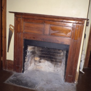 Interior view with fireplace, Nash-Hooper-Graham House, Hillsborough, Orange County, North Carolina